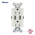 Wall Socket USB Type-A 2.1A Output US Standard